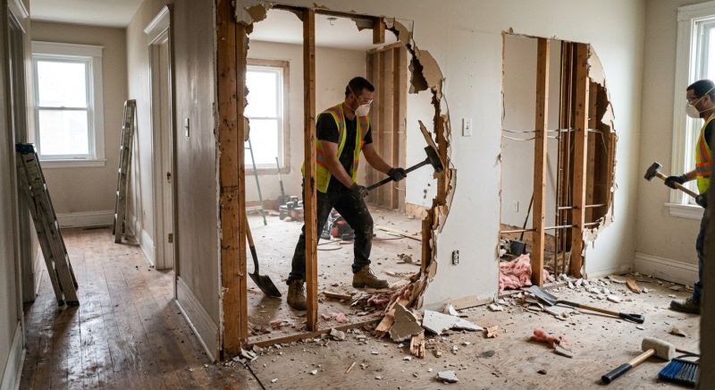 Hardwood Floor Demolition in Bergen County, NJ